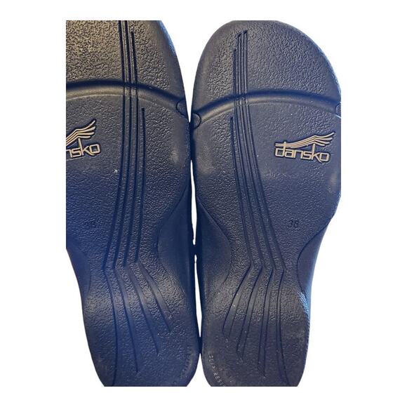 Dansko black leather suede casual boots sz 38, us 7.5 winter boots rubber sole - Picture 3 of 15